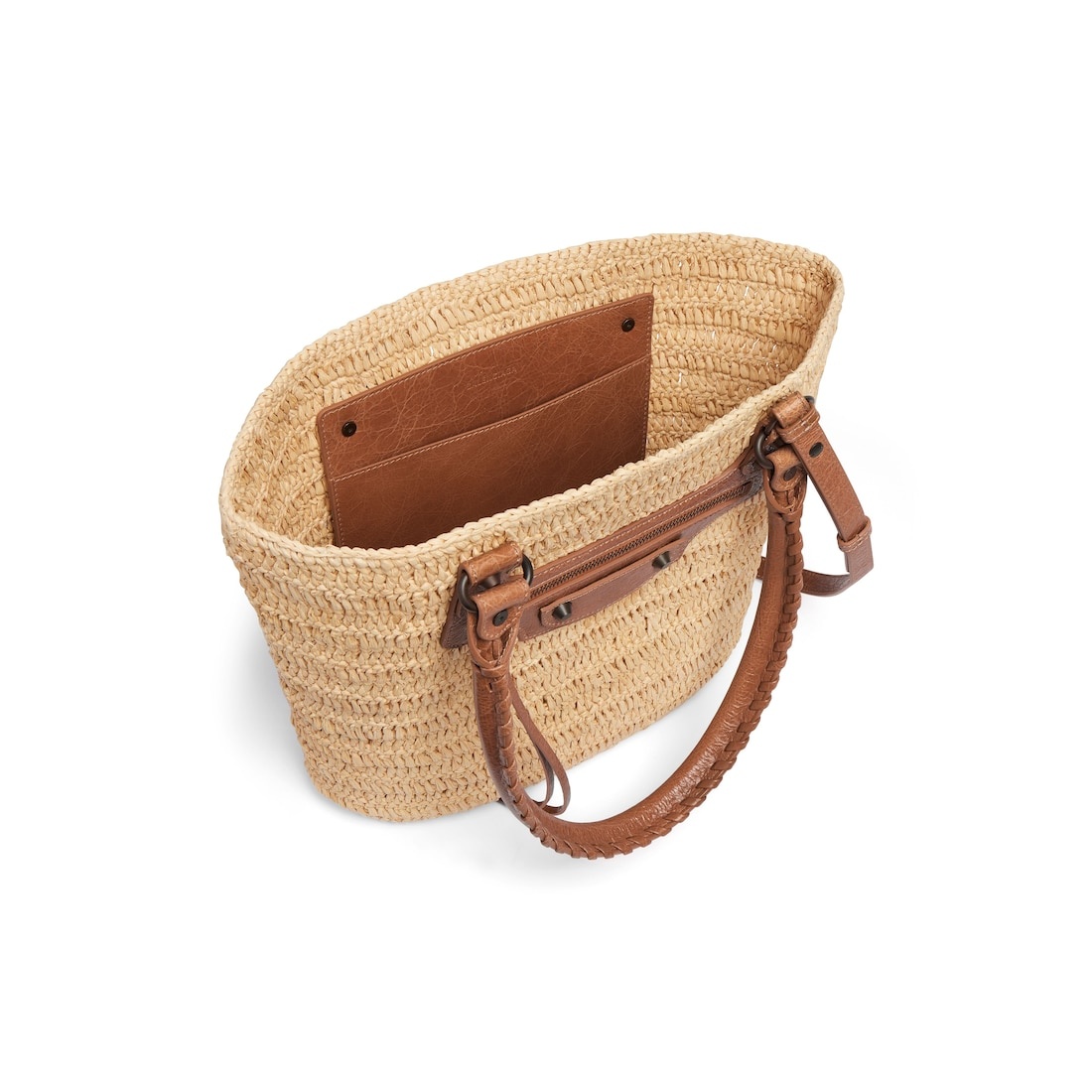 Women's Le City Small Basket in Natural/camel - 5