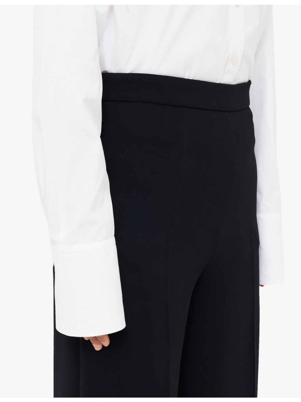 Alane wide-leg high-rise woven trousers - 3
