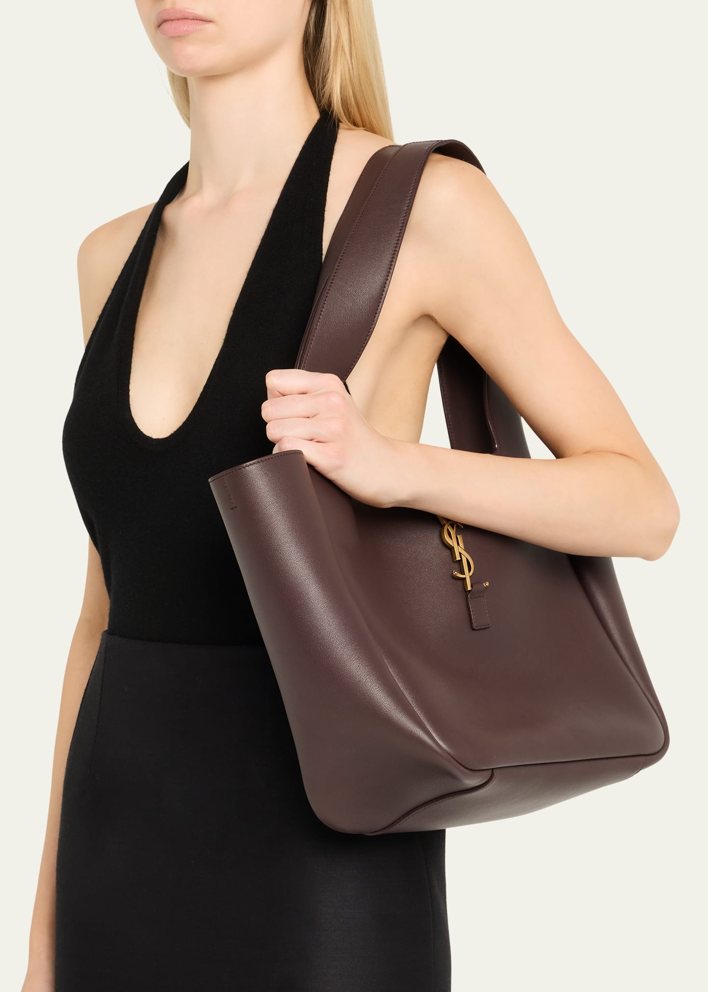 Bea YSL Tote Bag in Calfskin Leather - 2