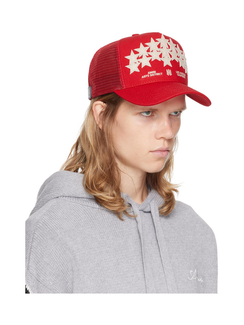 AMIRI Red Stars Trucker Cap outlook