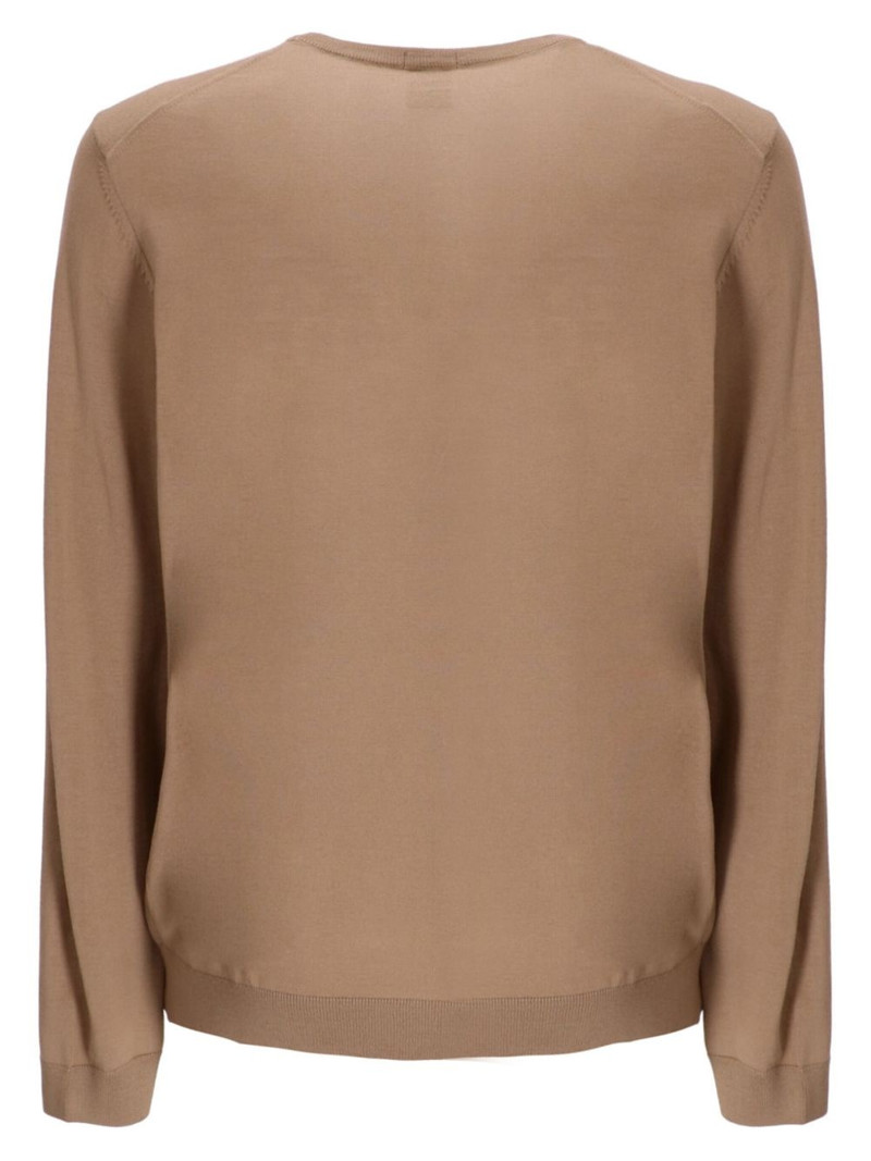 BOSS Leno-P virgin-wool jumper outlook