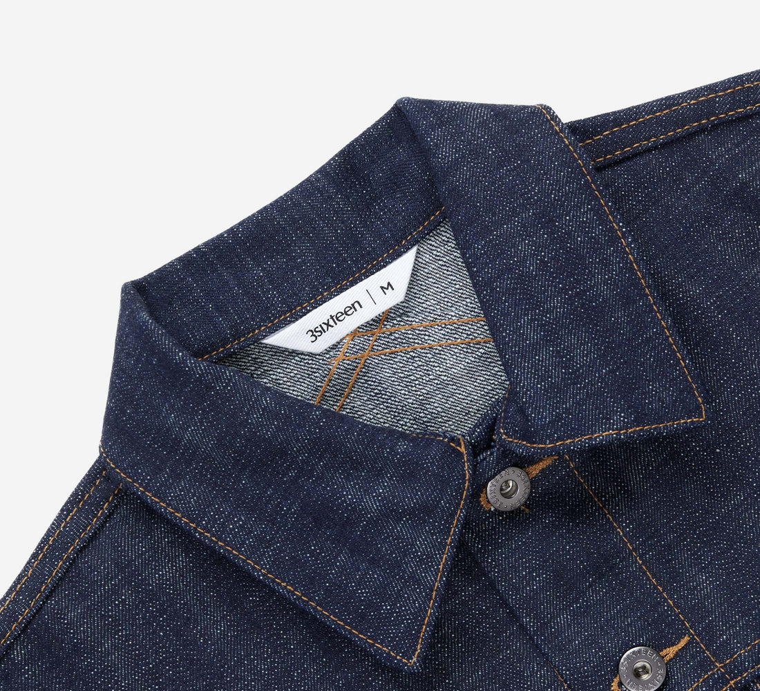 Type 3s Denim Jacket - Natural Indigo Selvedge - 3