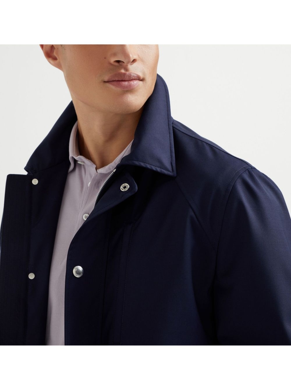 raglan-sleeve field jacket - 5