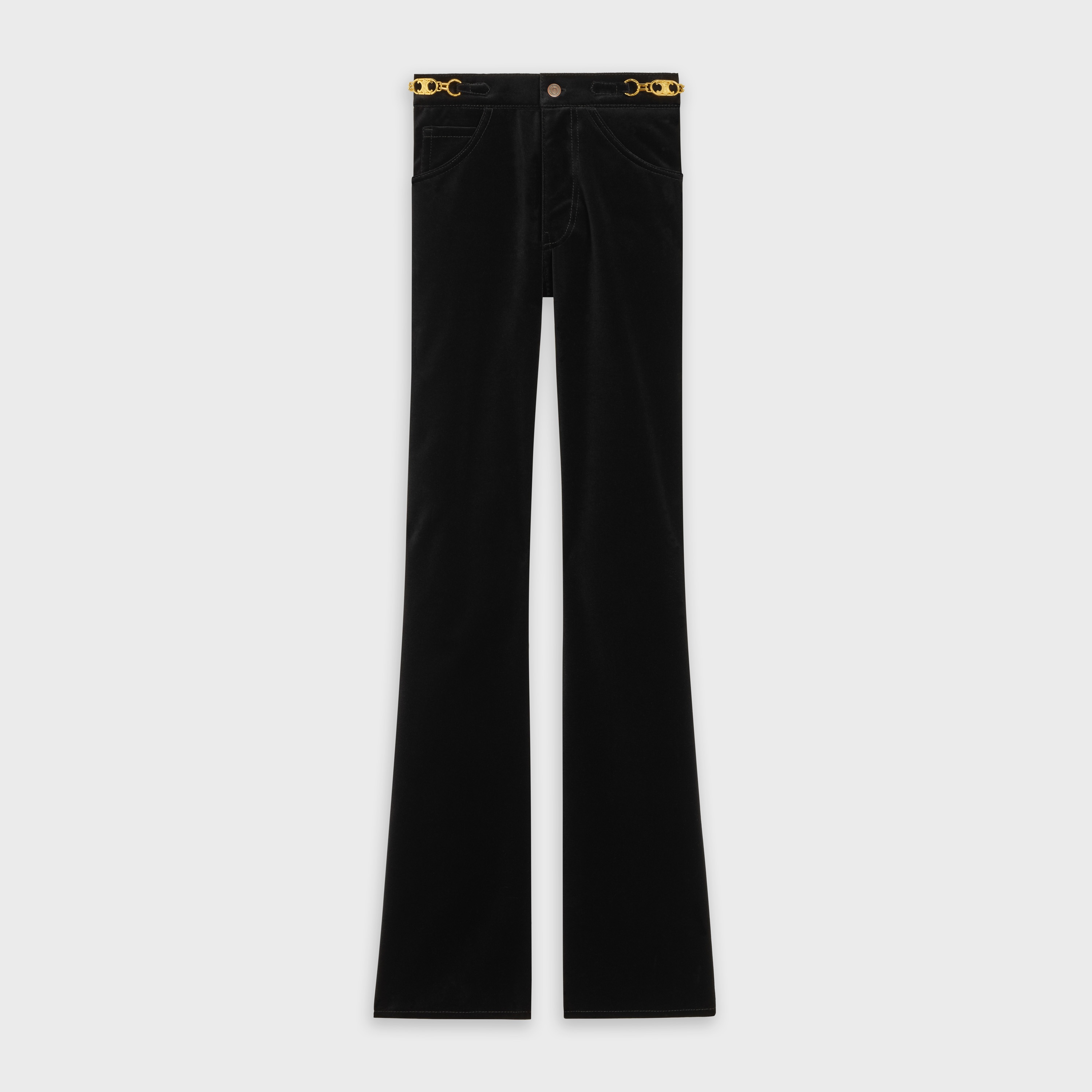 DYLAN FLARED JEANS IN VELVET - 1