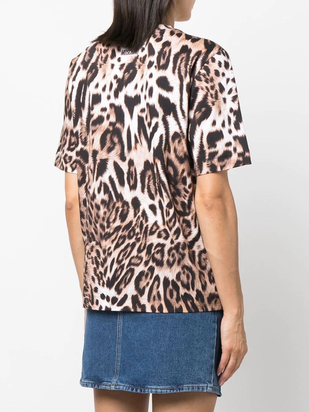 leopard-print T-shirt - 4