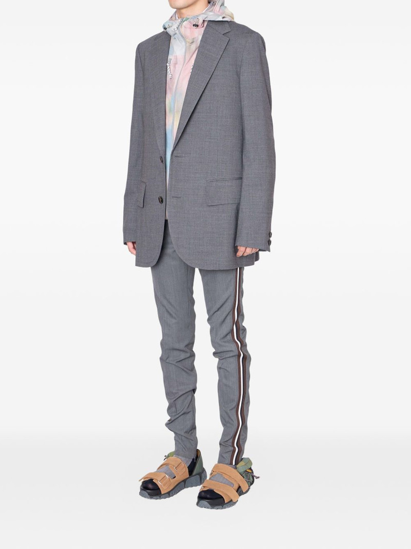 Kolor notched-lapel single-breasted blazer outlook