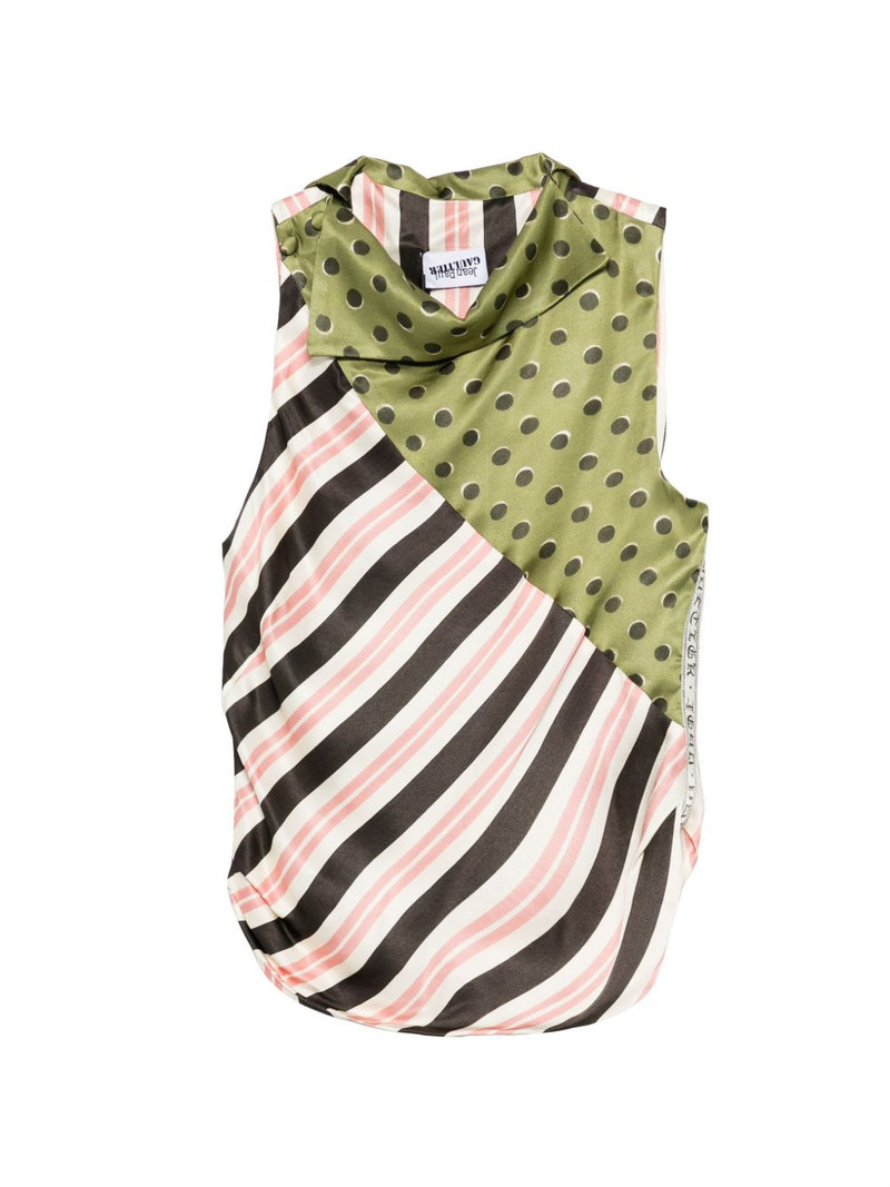 cowl-neck tank top 1