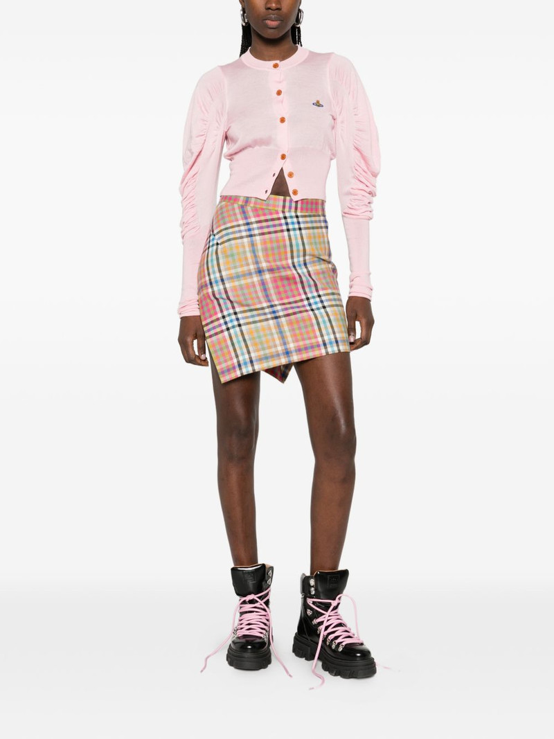 Vivienne Westwood button puff-sleeve cardigan outlook