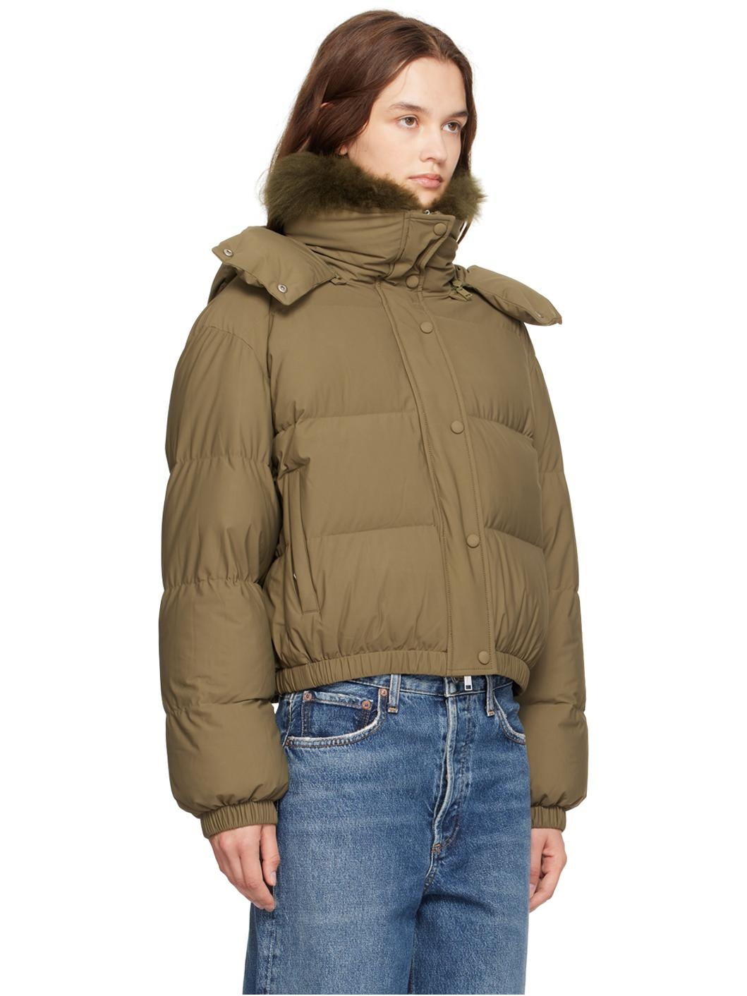 Green Short Down Jacket - 2