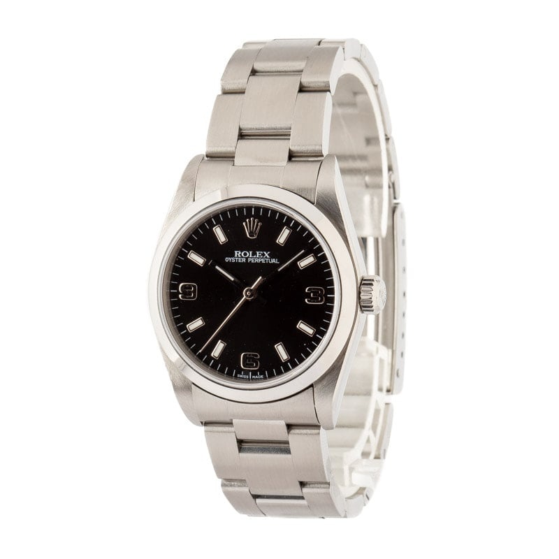Rolex Oyster Perpetual 31 Ref 77080 Black Dial - 2