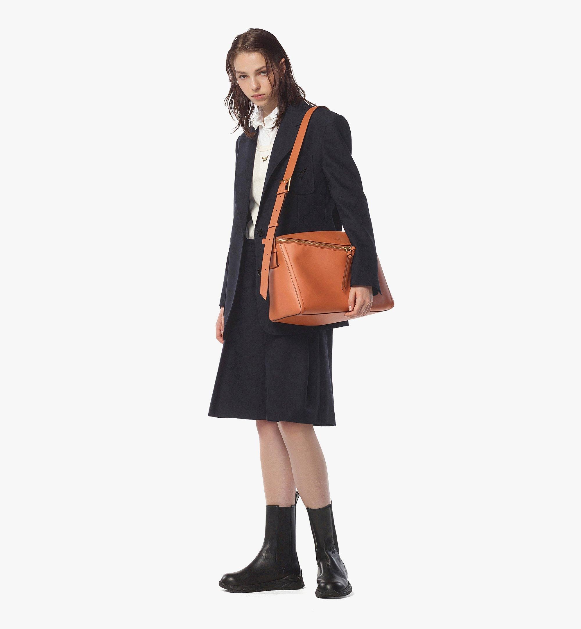 Diamond 3D Shoulder Bag in Calf Leather - 8