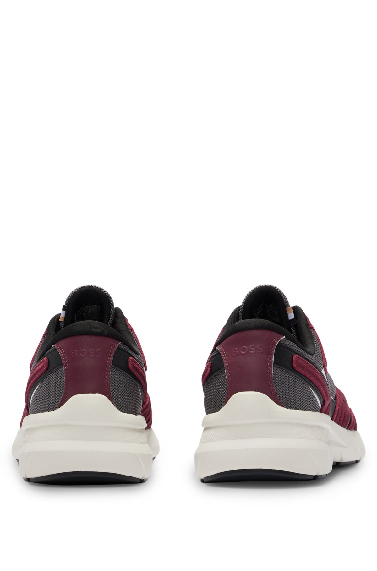 MIXED-MATERIAL SNEAKERS WITH SUEDE AND MESH - 5