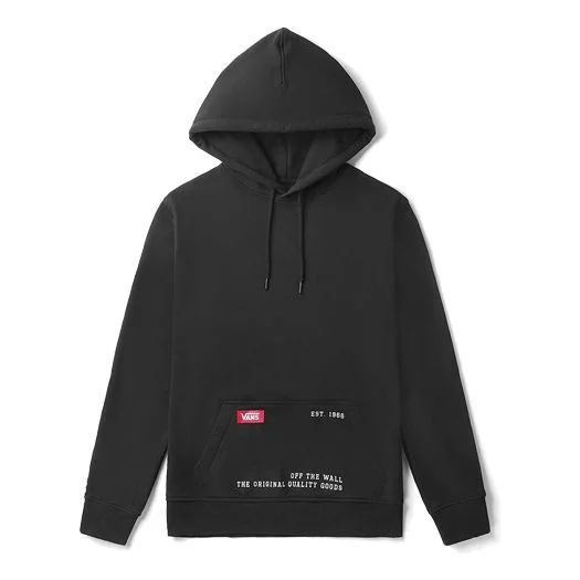 Vans Sleeve Alphabet Logo Sports Loose Couple Style Black VN0A3ZPNBLK - 1