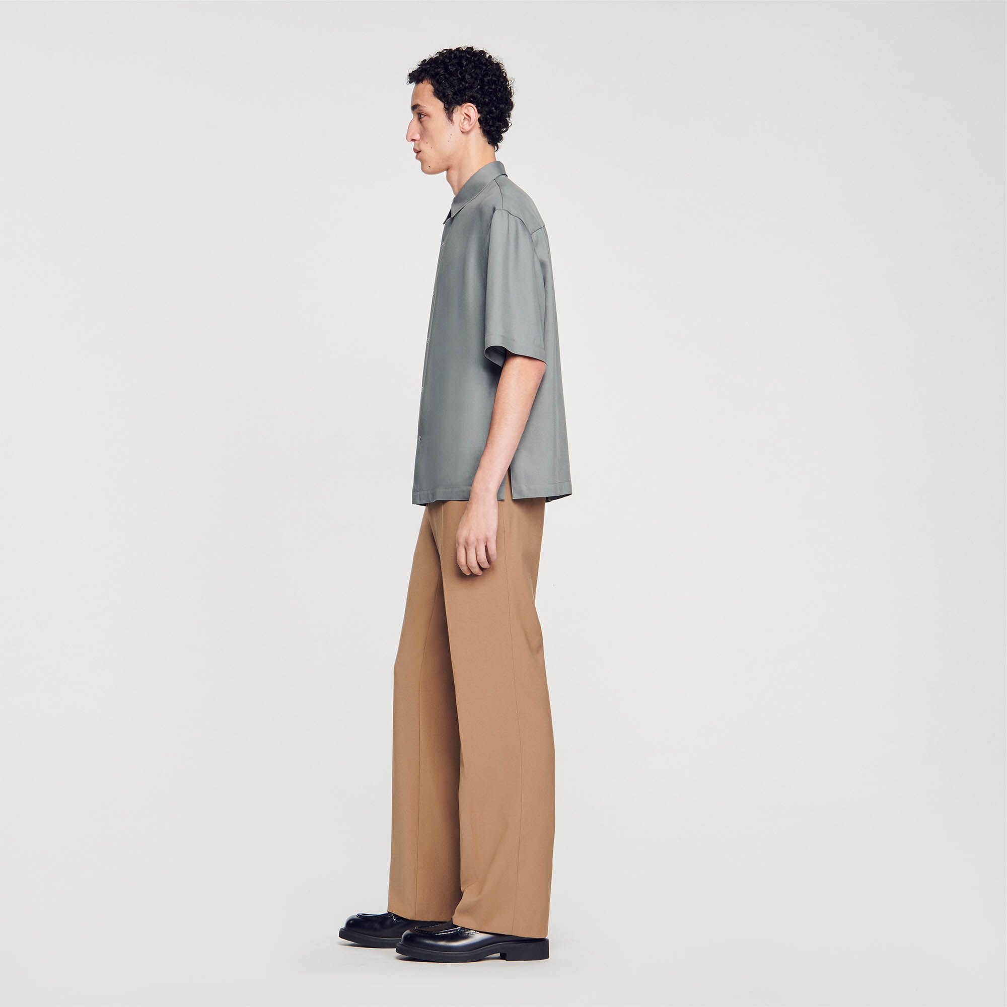 BUTTON-FRONT SHIRT - 7