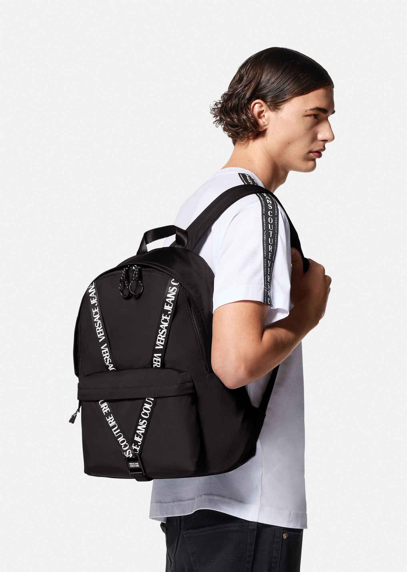 V-Webbing Logo Backpack - 6