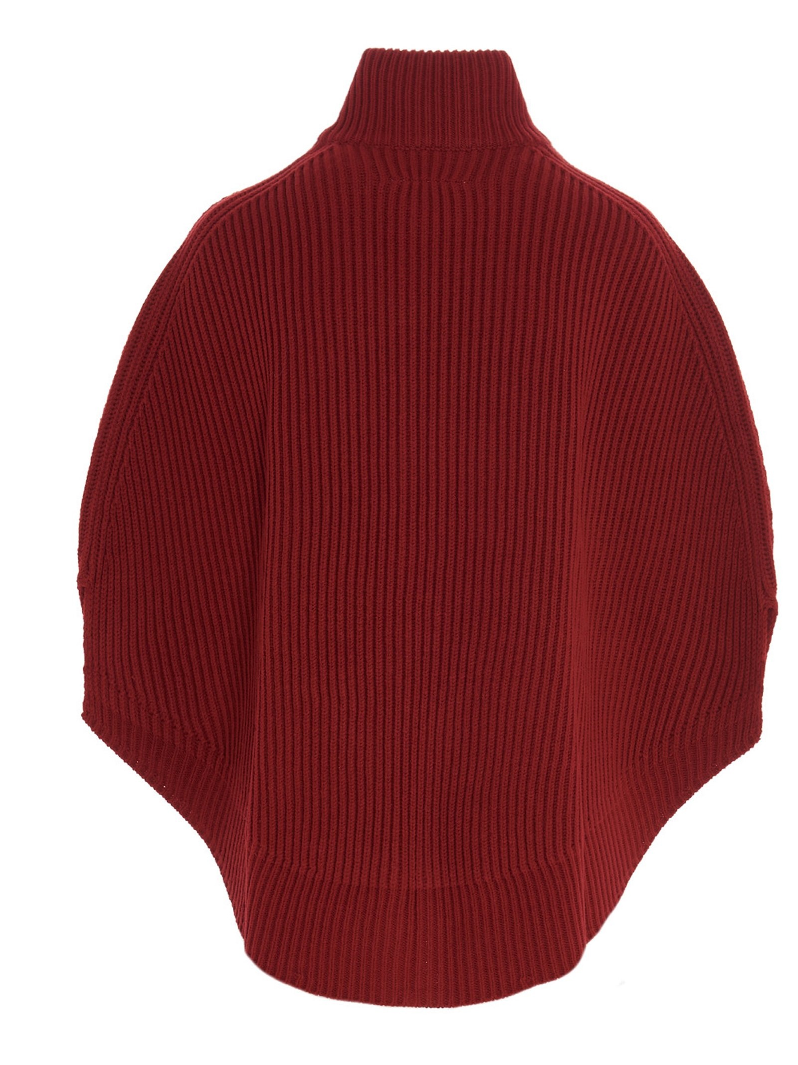 MM6 Maison Margiela Ribbed Cape Jacket - 2