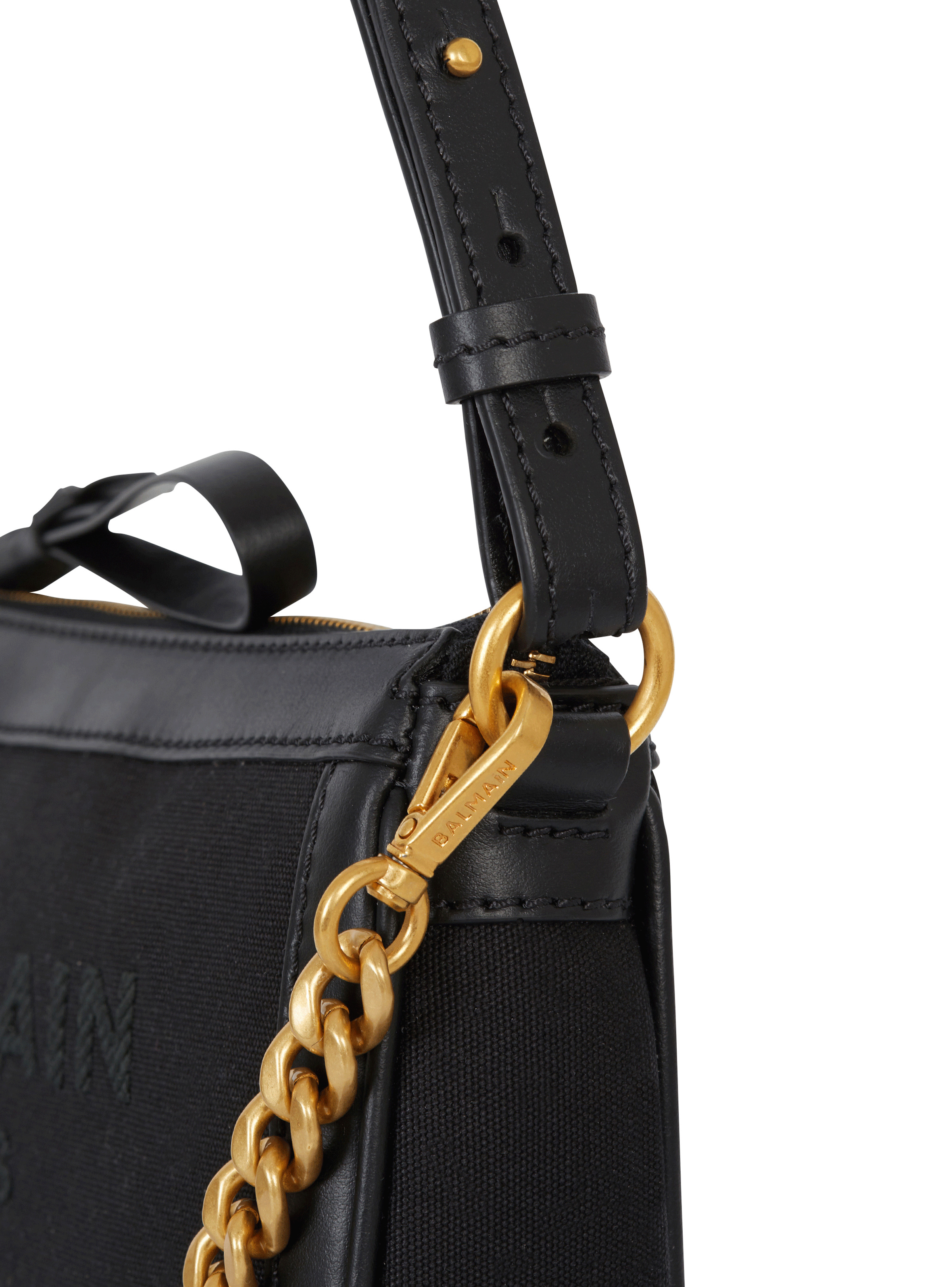B-Army Pouch canvas and leather bag - 4