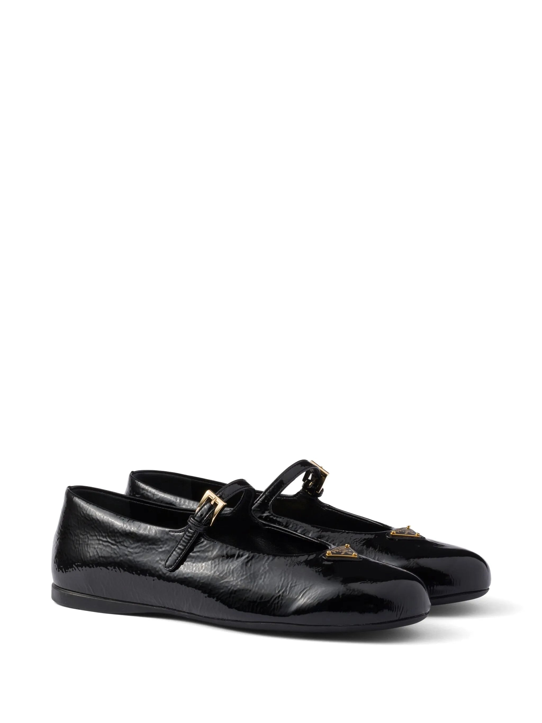 leather ballerina shoes - 2