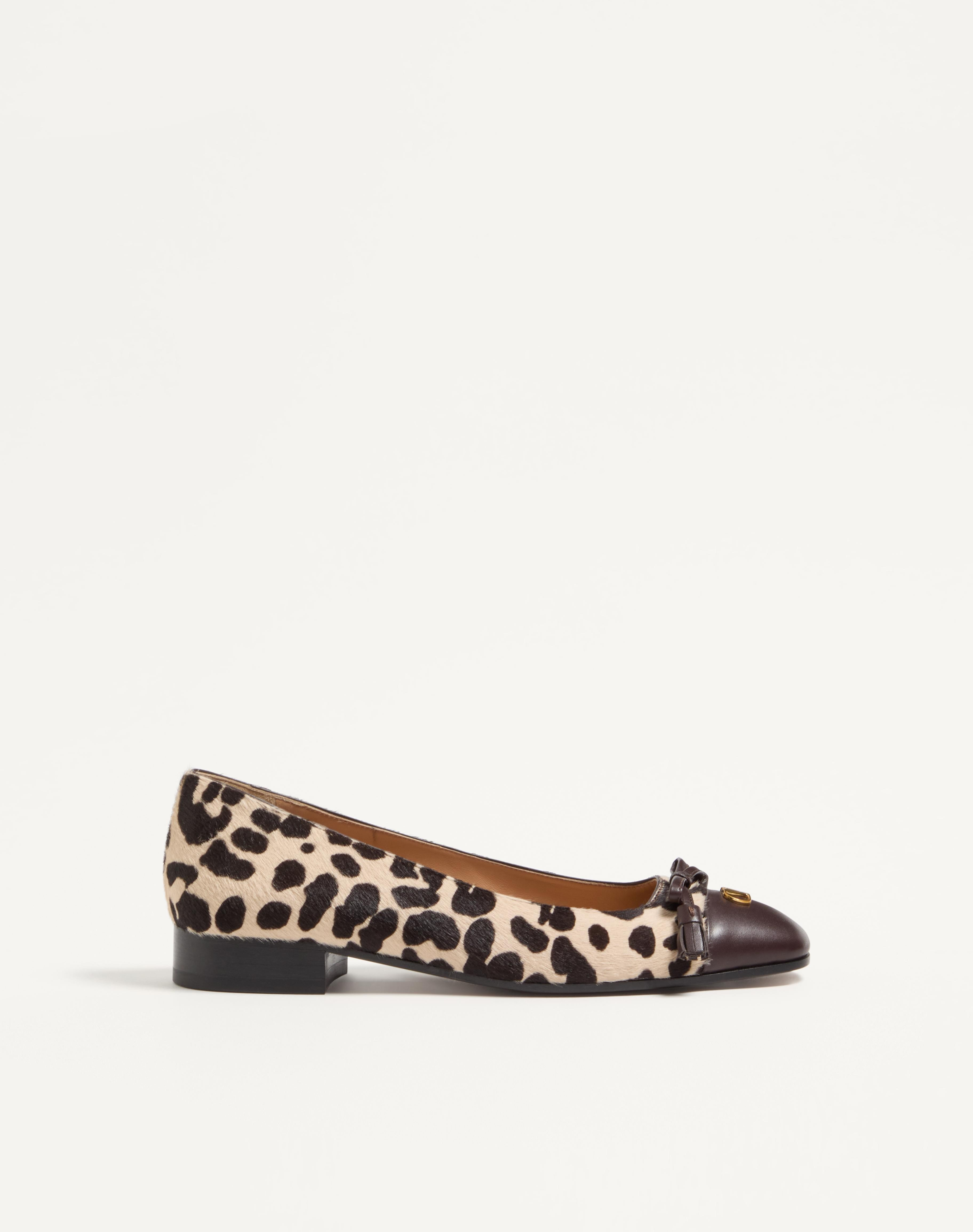 VALET DU ROI BALLERINA IN PONY-EFFECT CALFSKIN 25MM - 1