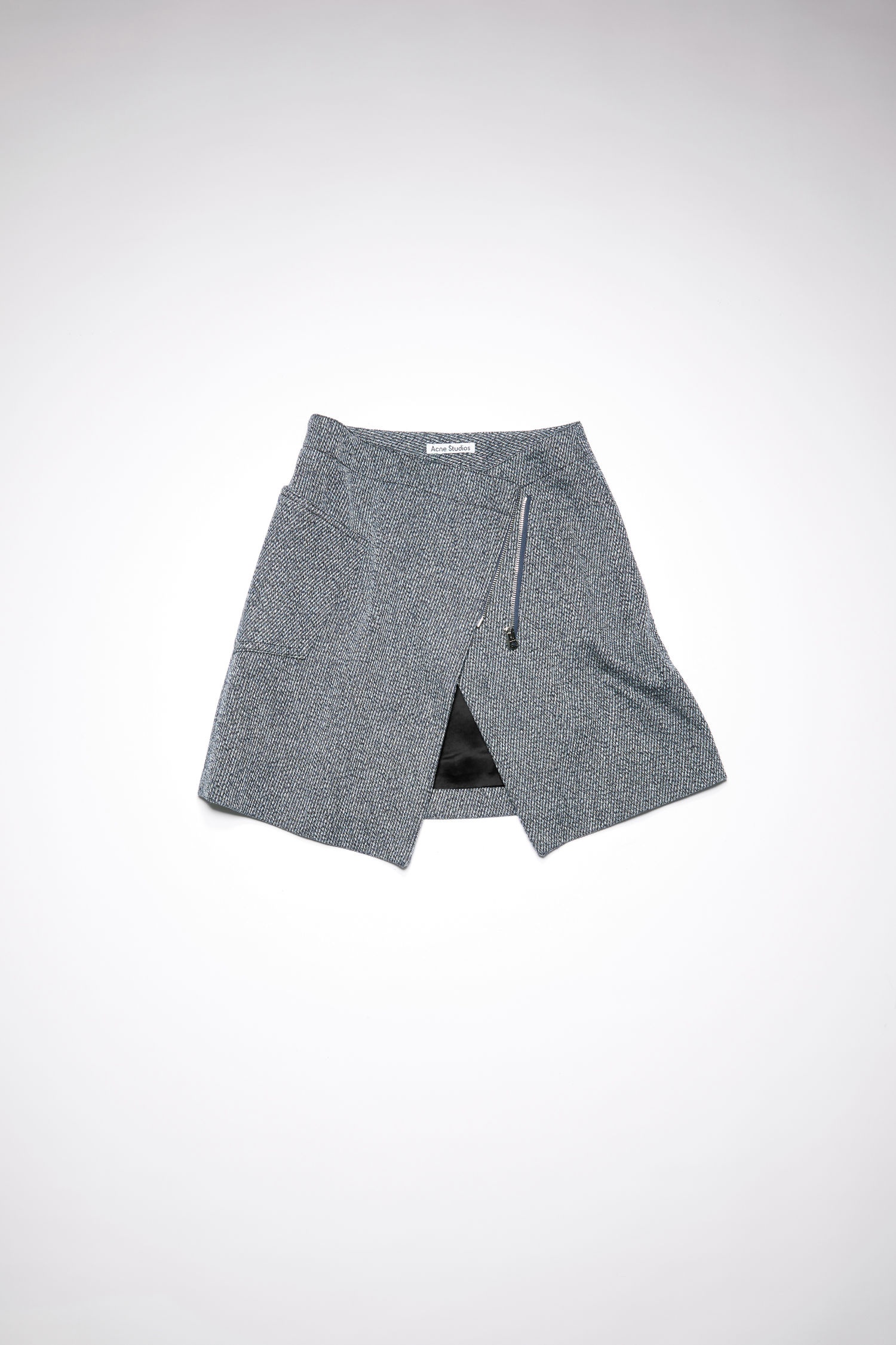 Asymmetric skirt - Blue/black - 5