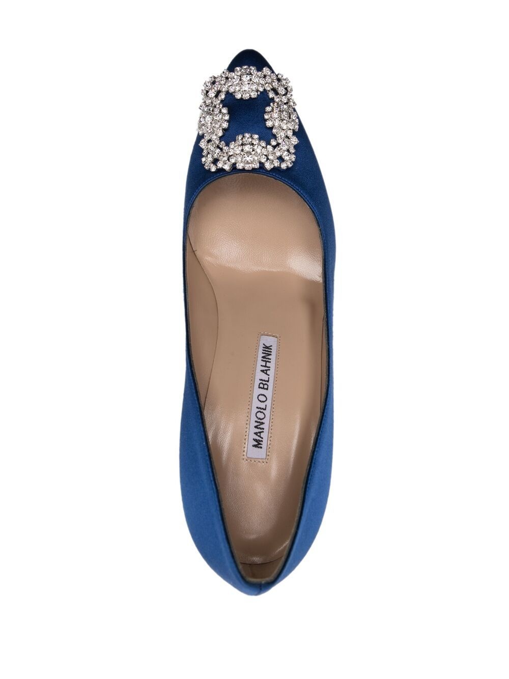 Hangisi 105mm embellished satin pumps - 3