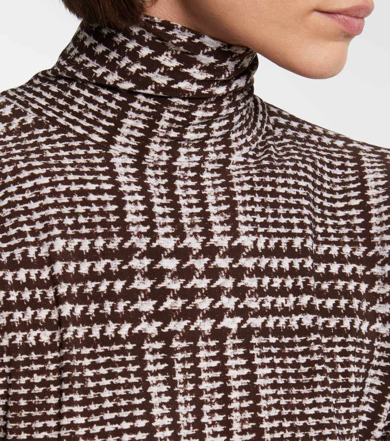 Prince of Wales check turtleneck top 4