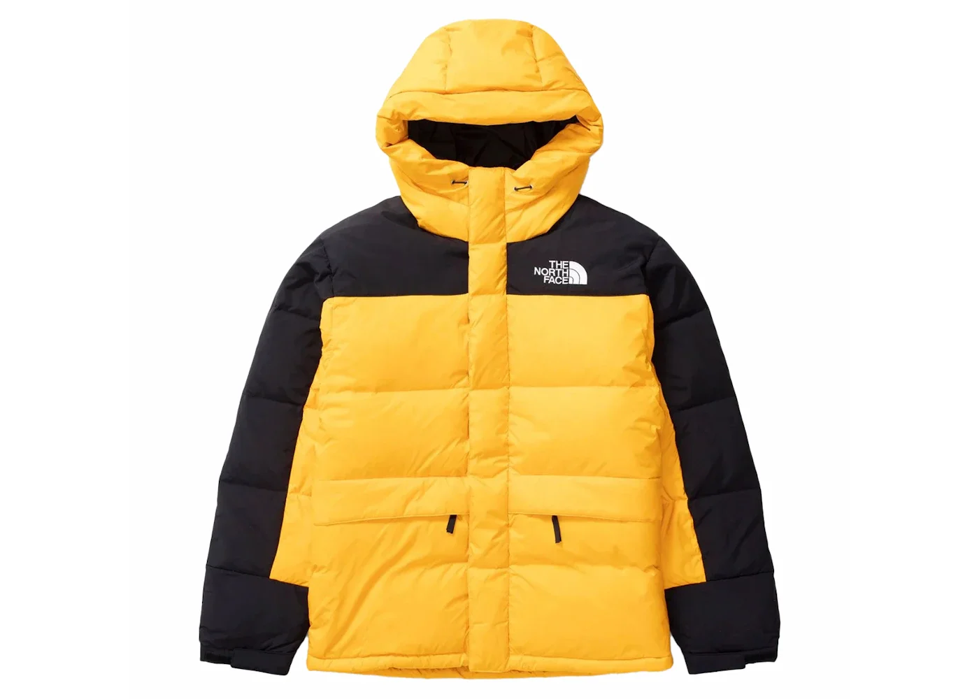 The North Face Himalayan Down Parka Jacket Yellow/Black - 1