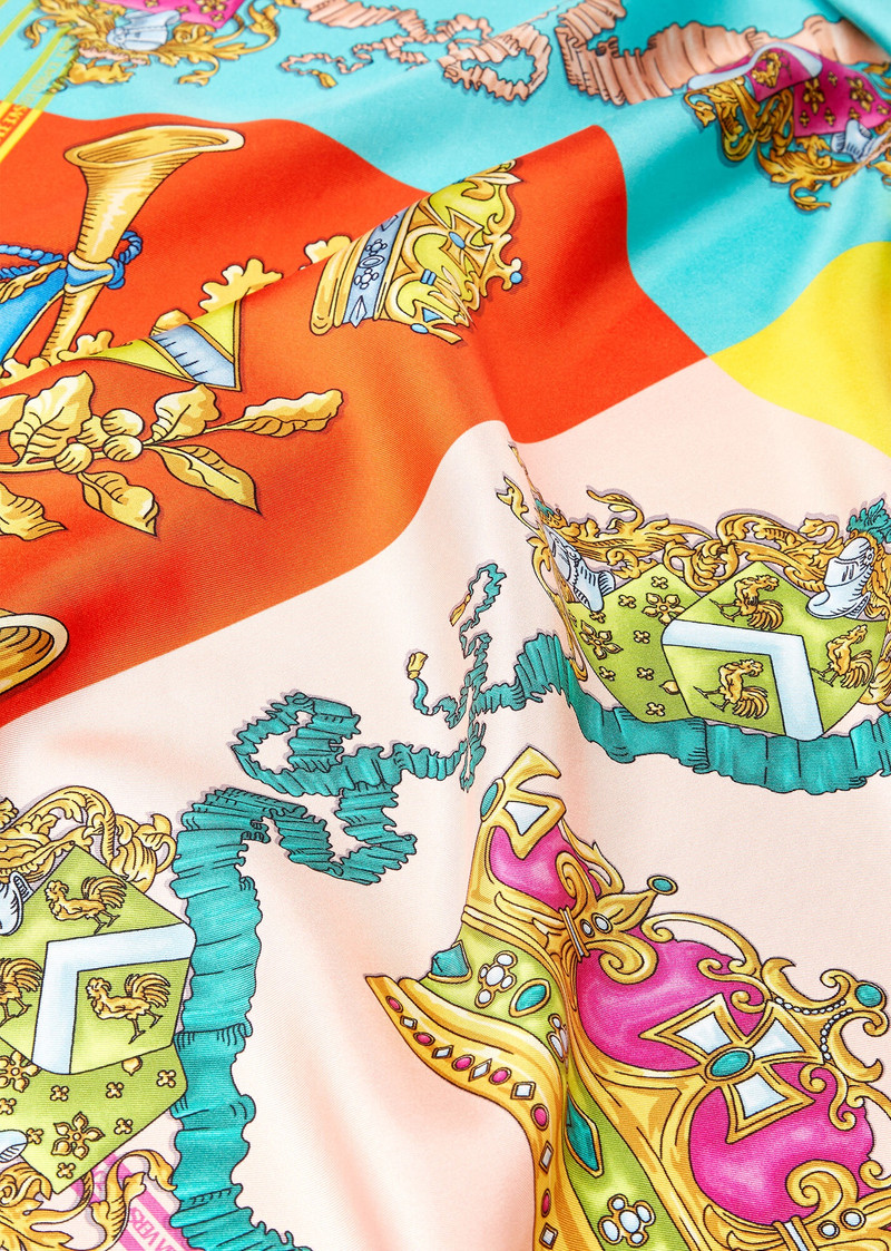 VERSACE Royal Rebellion Silk Foulard outlook