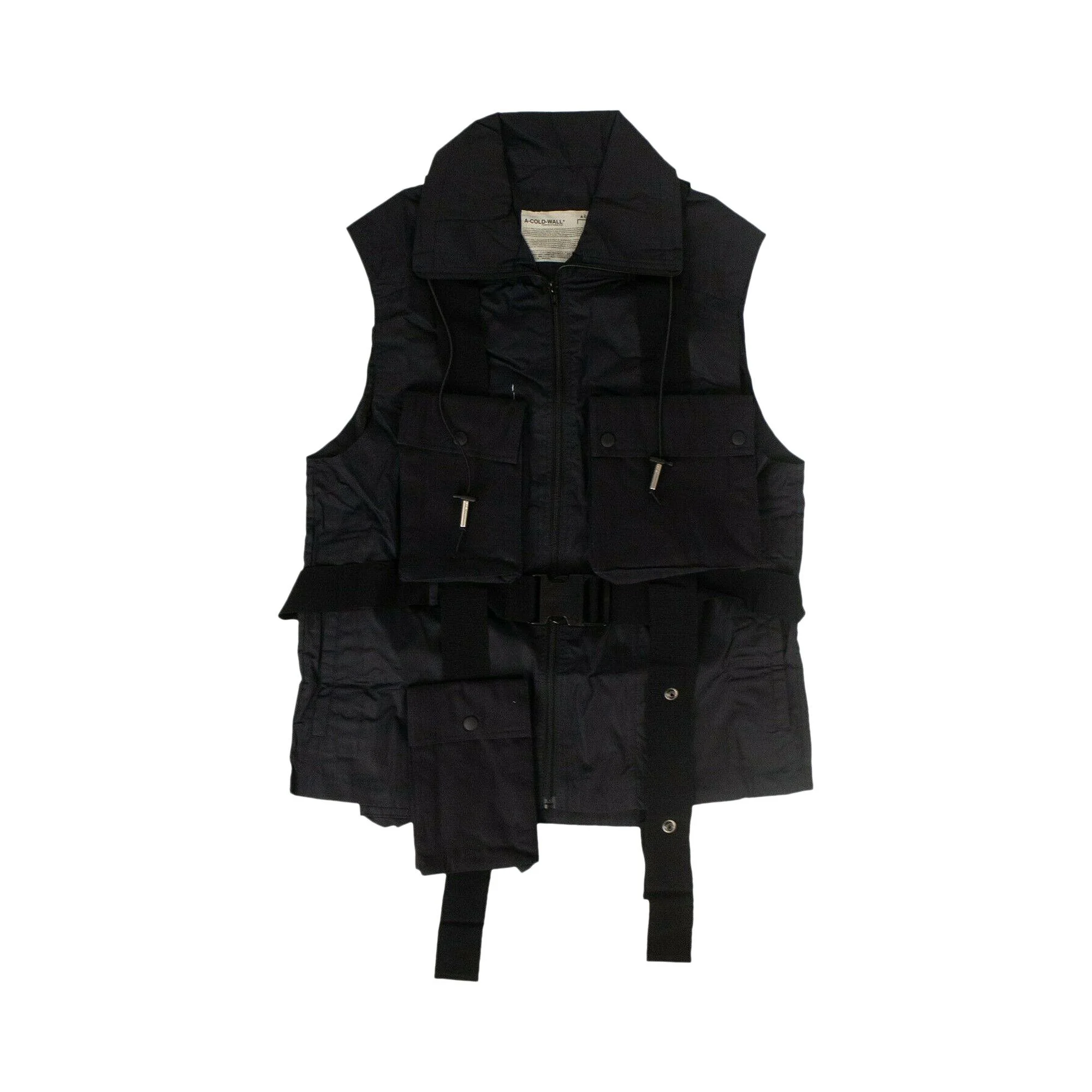 A-Cold-Wall* Collared Utility Vest 'Navy' - 1