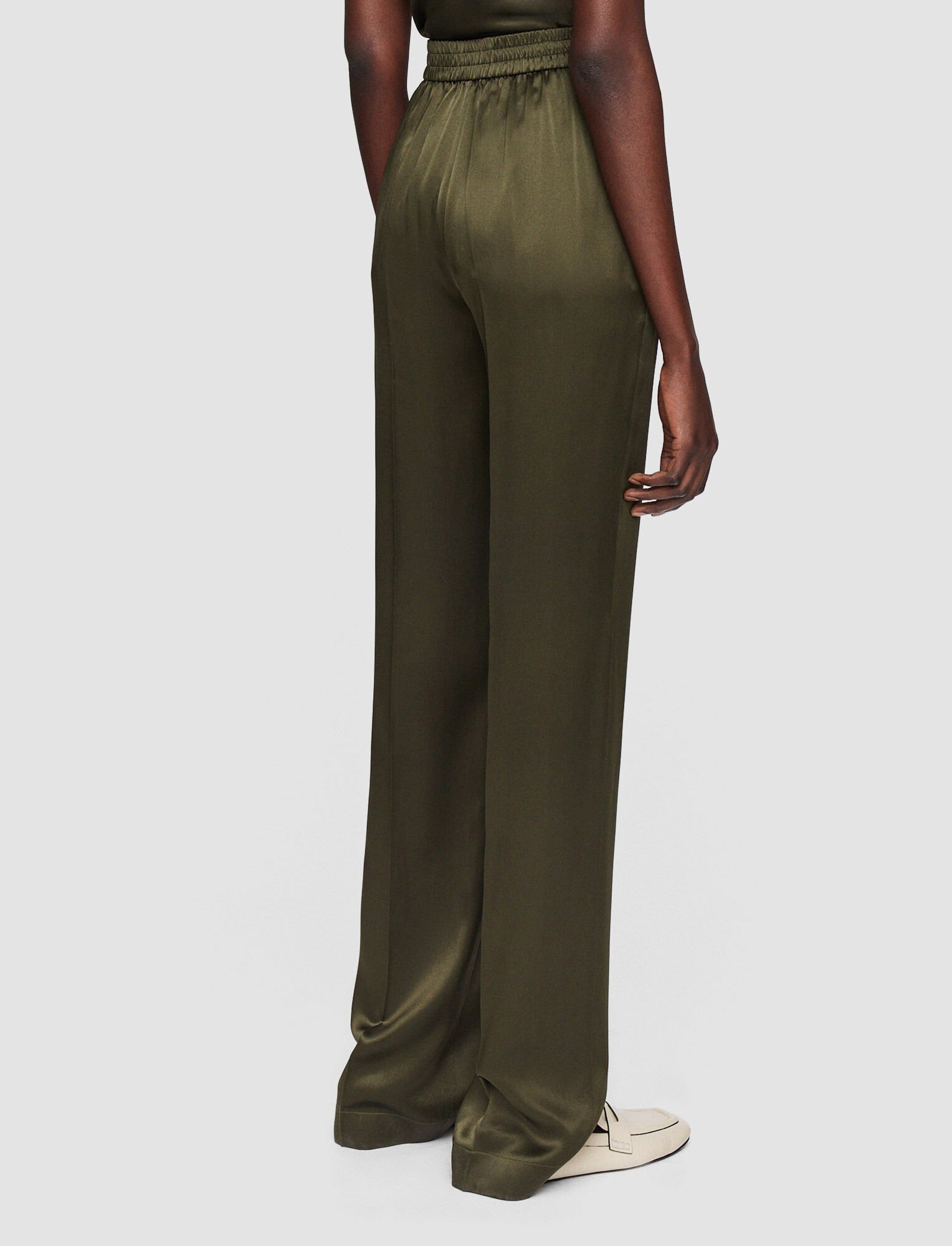 Silk Satin Tova Trousers - 3