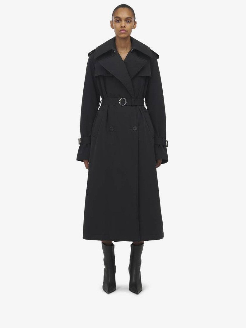Alexander McQueen Double-breasted Trench Coat outlook