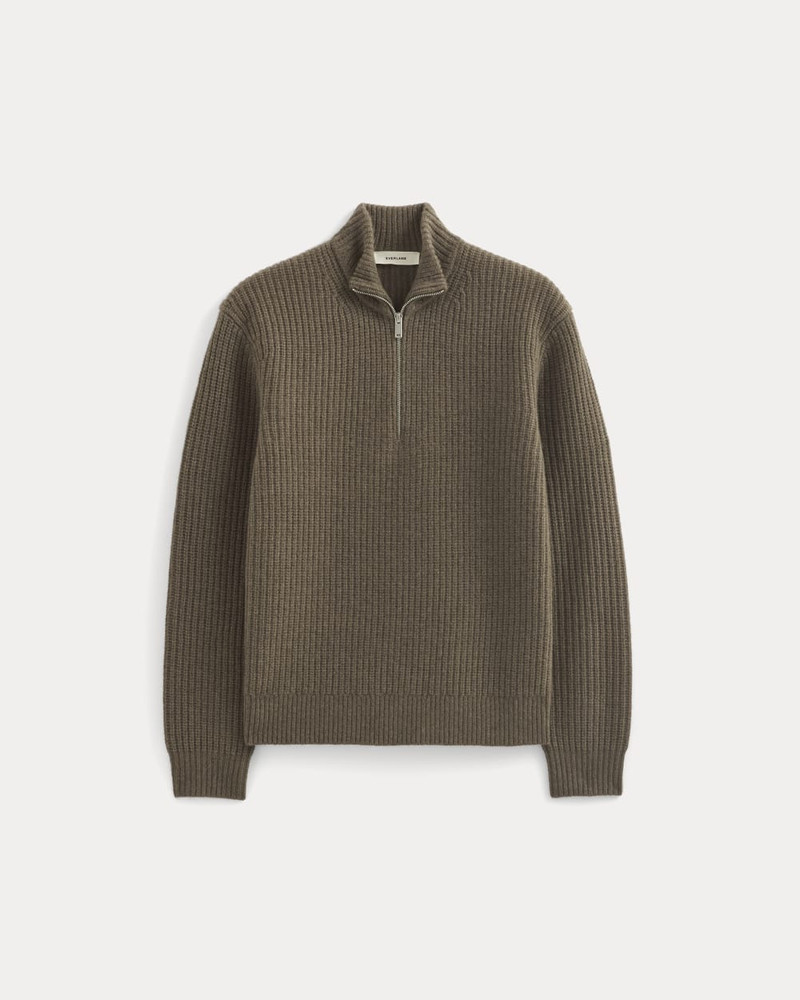 THE FELTED MERINO HALF-ZIP SWEATER 1