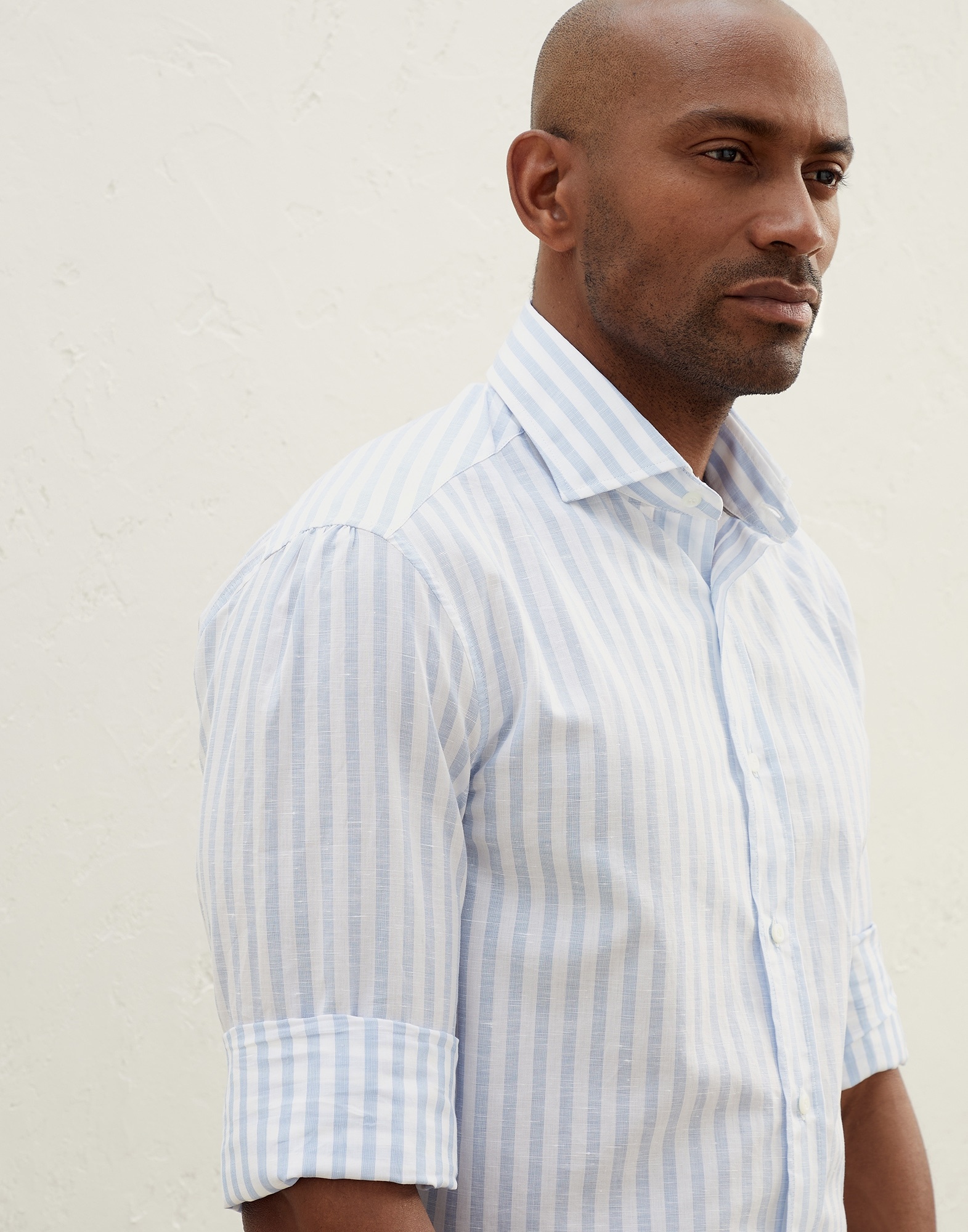 BRUNELLO CUCINELLI - Striped Cotton Top