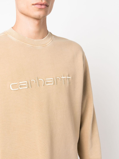 Carhartt Carhartt Maglia Marrone Uomo con logo ricamato outlook