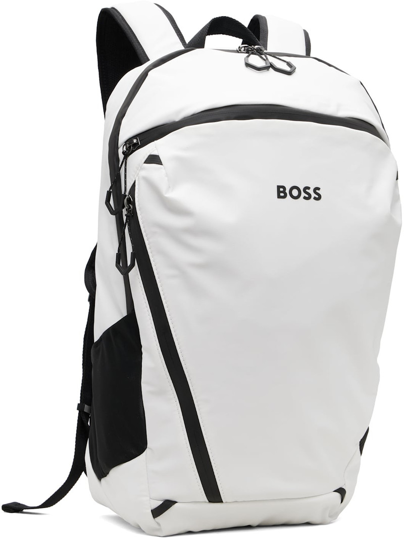 BOSS Off-White Reflective Detail Backpack outlook