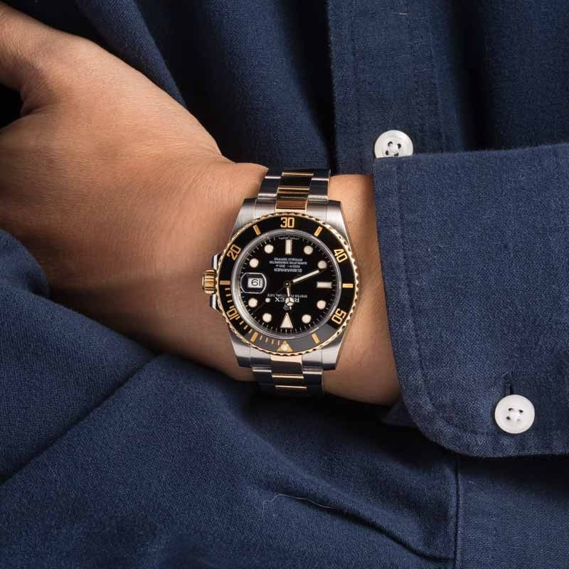 Rolex Submariner 116613 Black Chromalight Dial - 3
