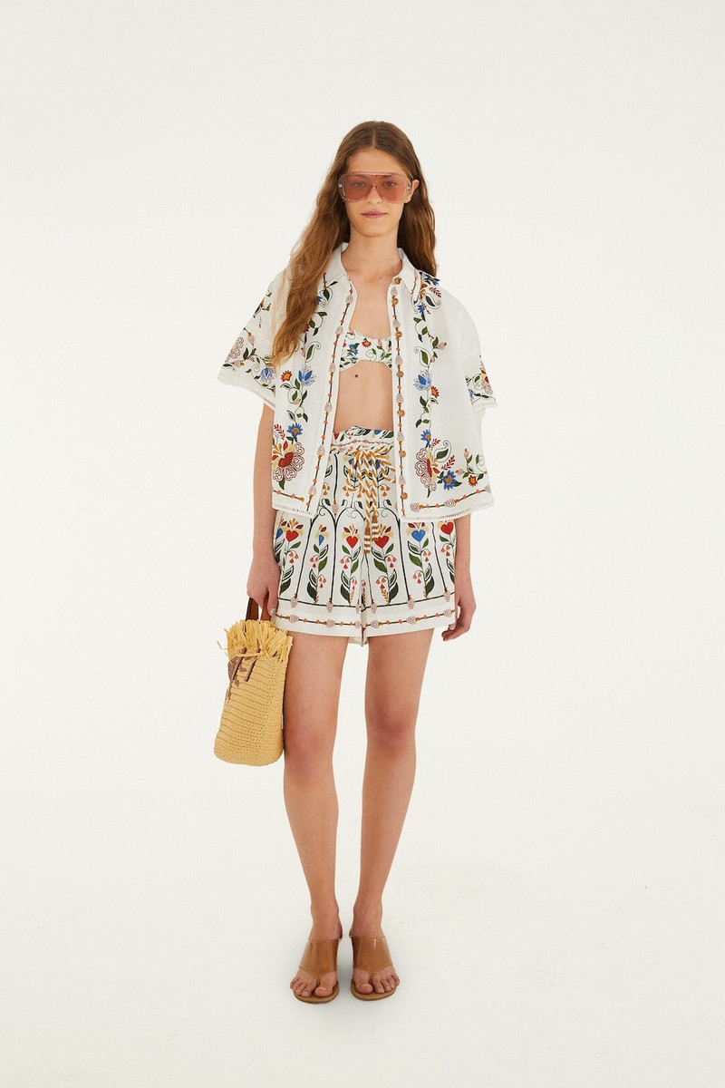 Off-White Stitched Garden Blouse 4