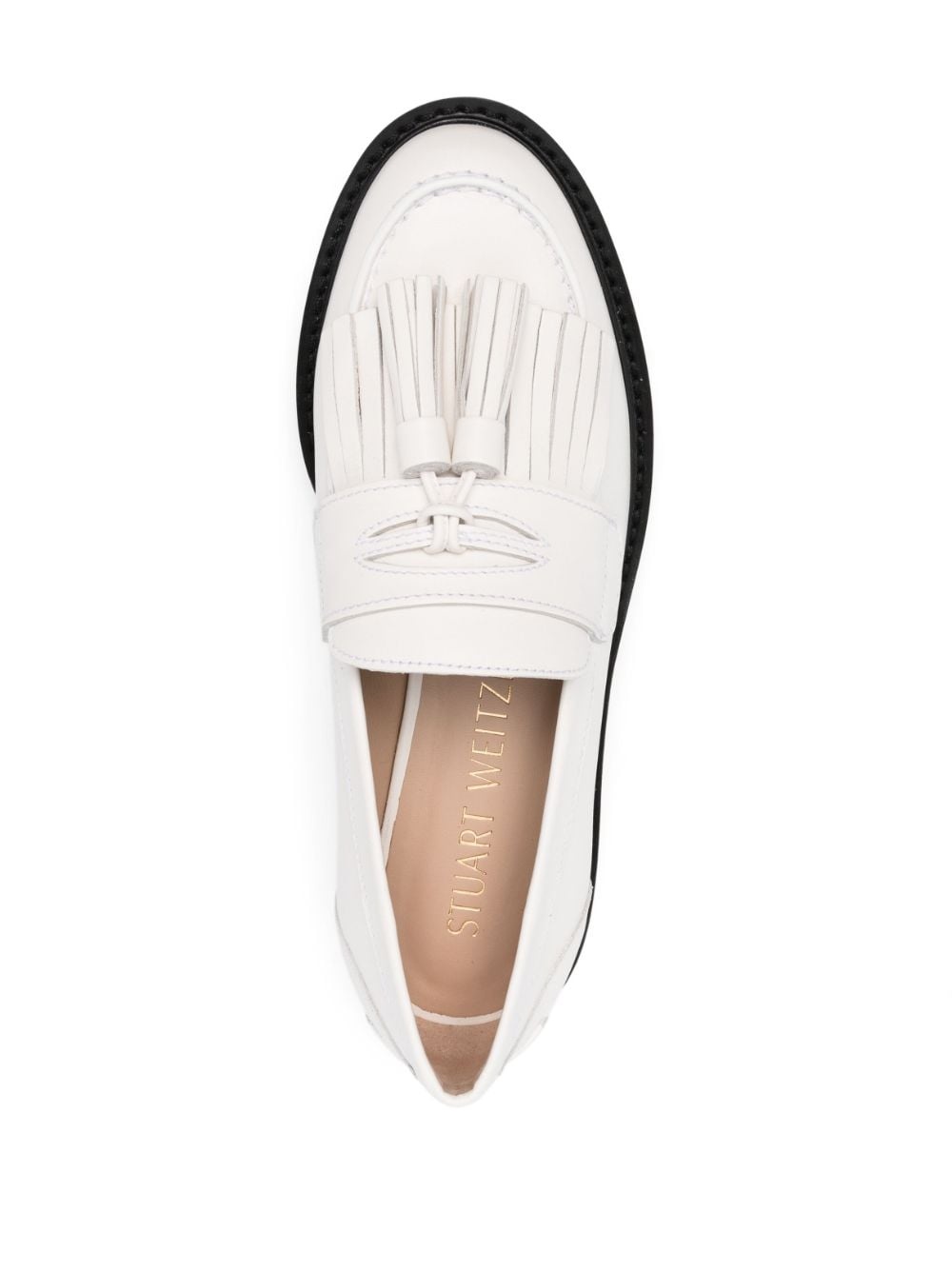 Mila Lift Pearl leather loafers - 4