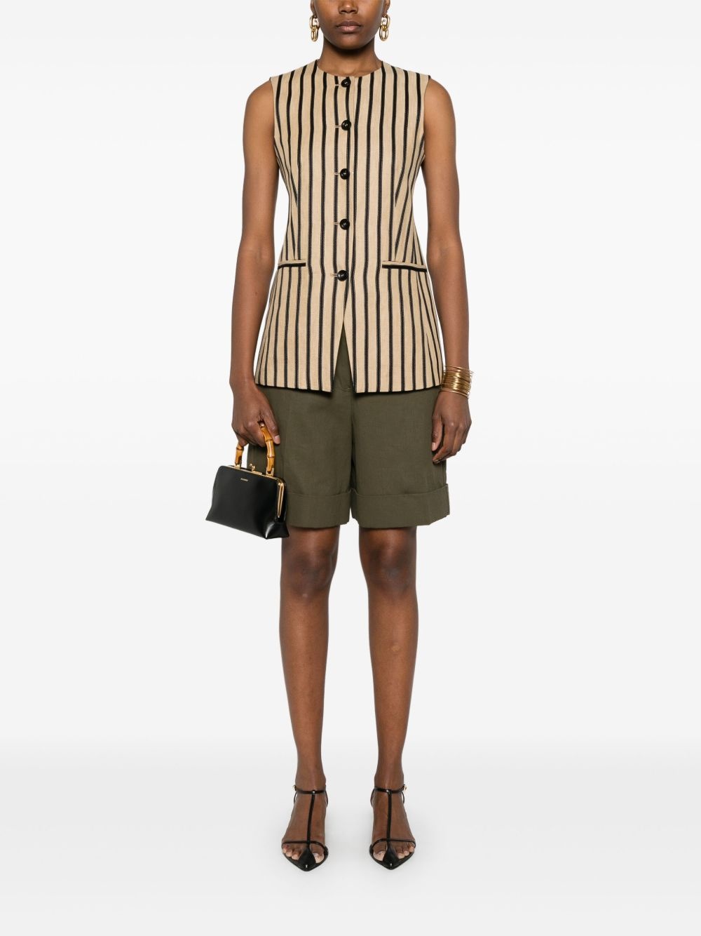 linen shorts - 2