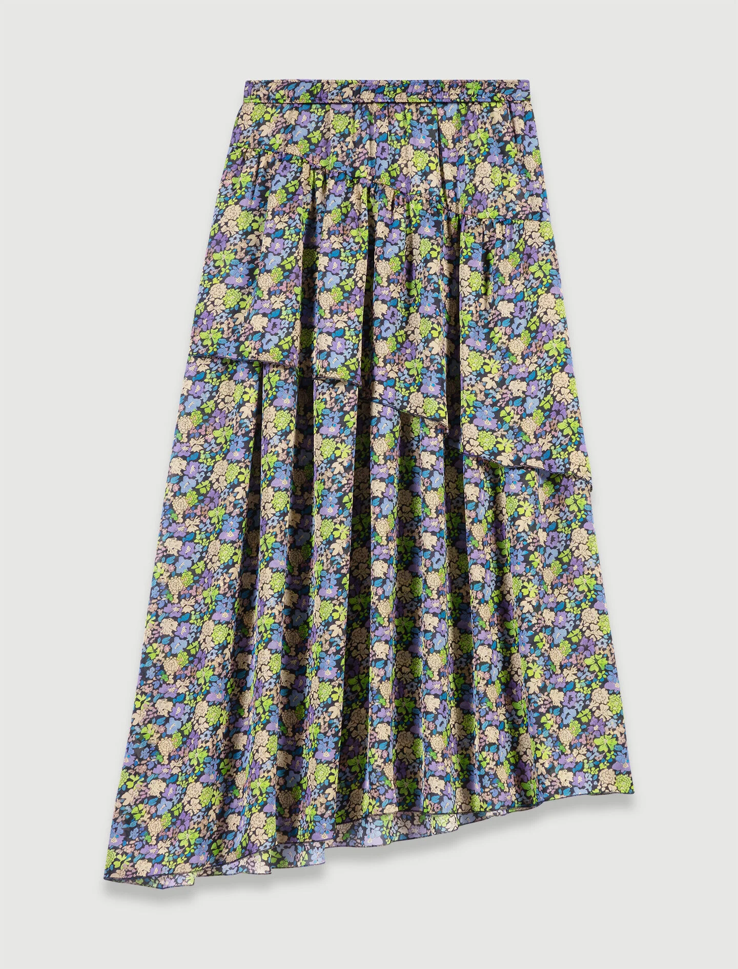 Long floral skirt - 1