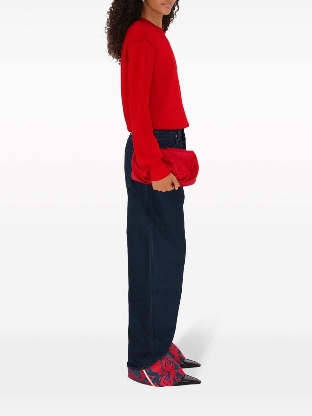 Japanese wide-leg jeans - 2