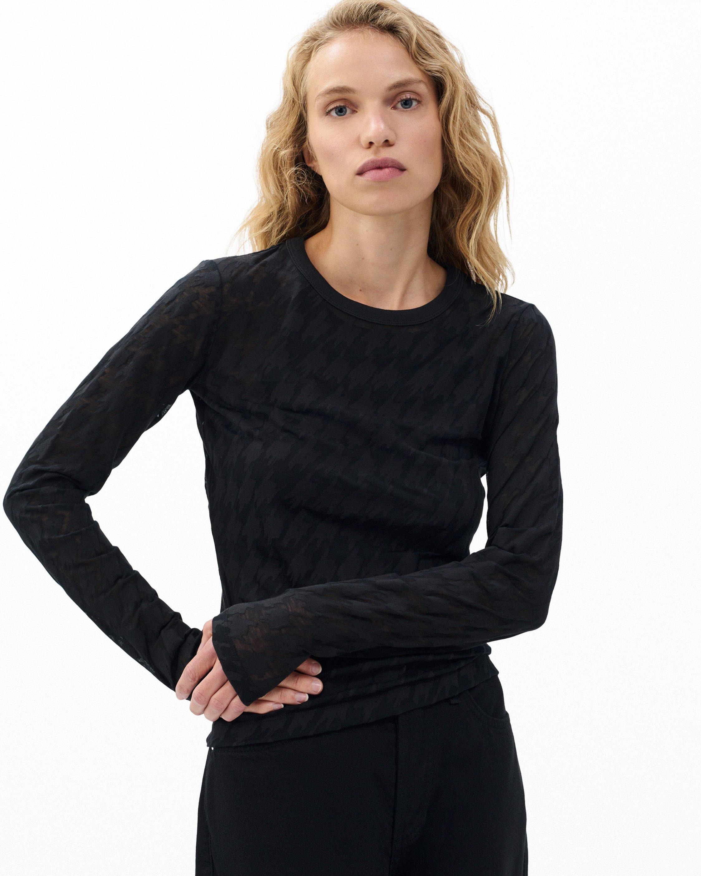 Valencia Houndstooth Tee - 2