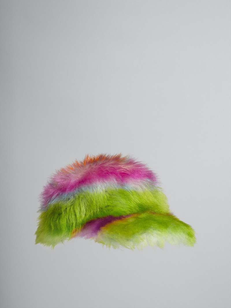 SHEARLING BASEBALL HAT 1