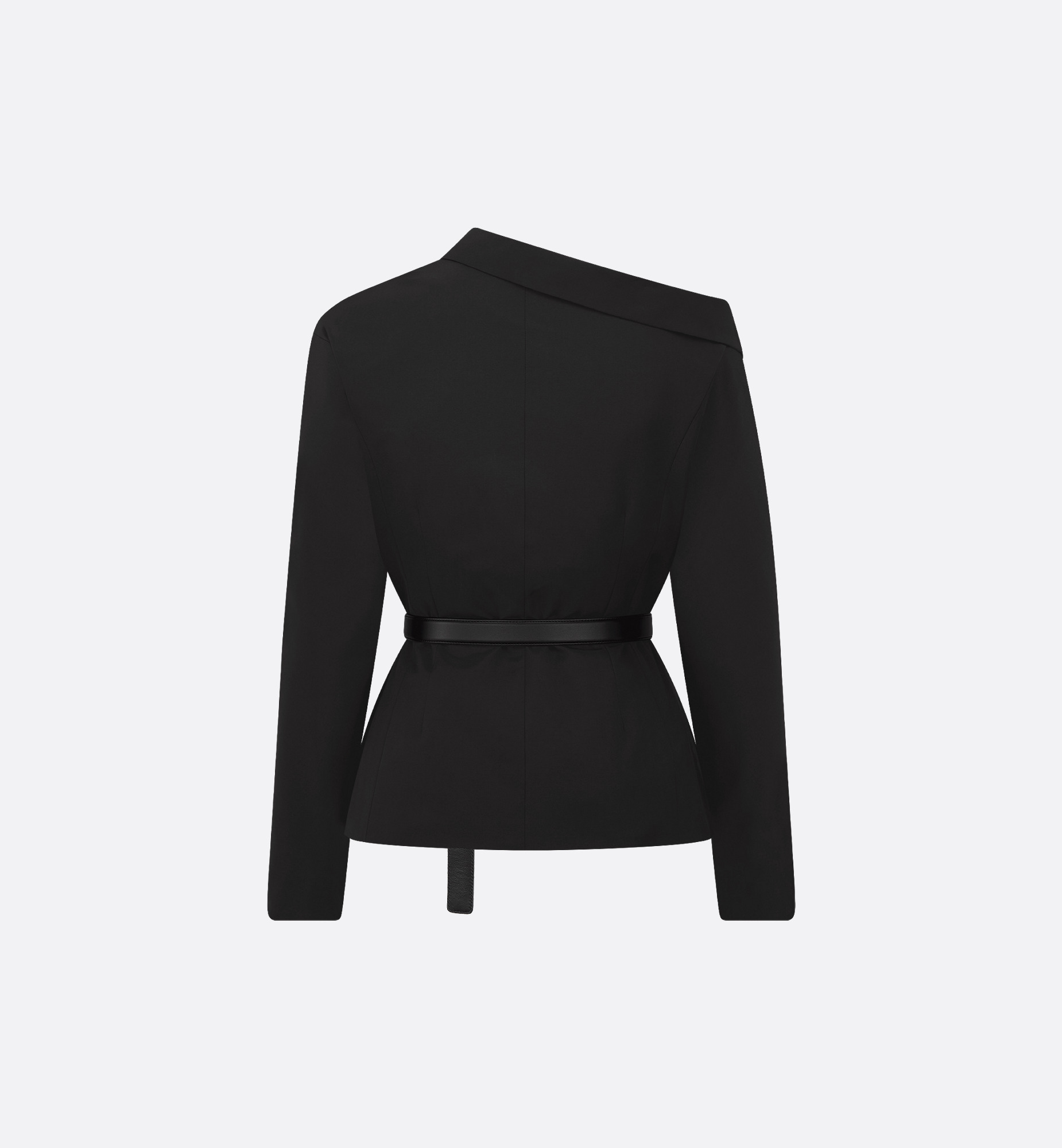 Asymmetric Belted Jacket - 2