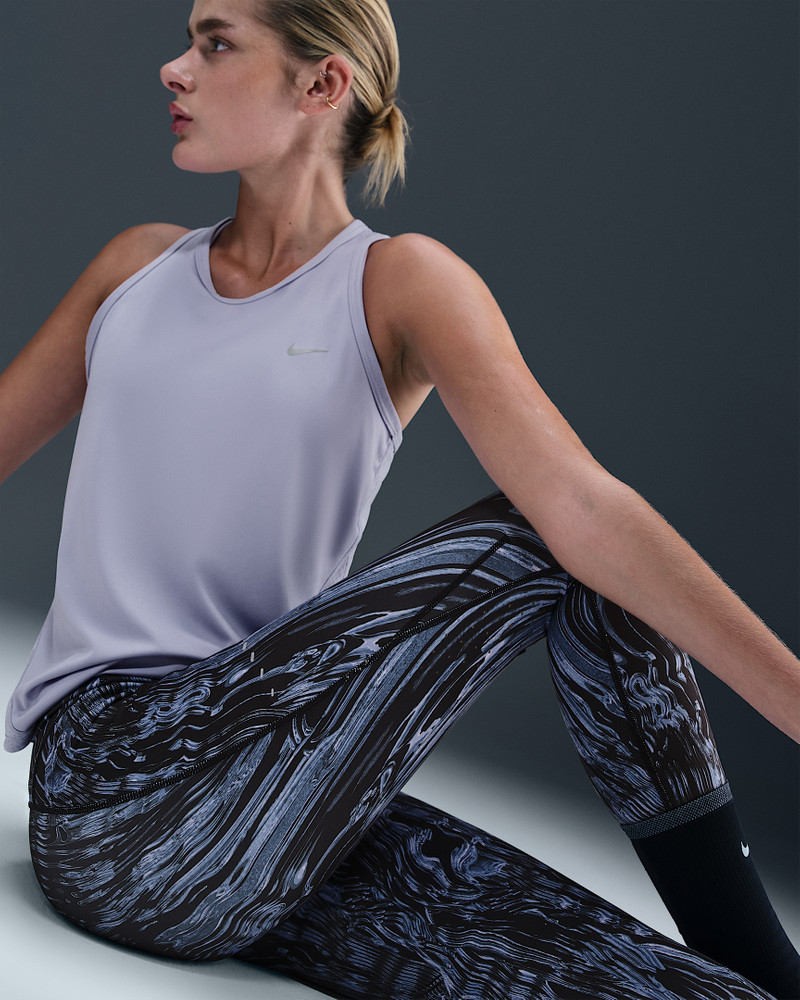 Nike Swift Women's High-Waisted 7/8 Printed Running Leggings 5