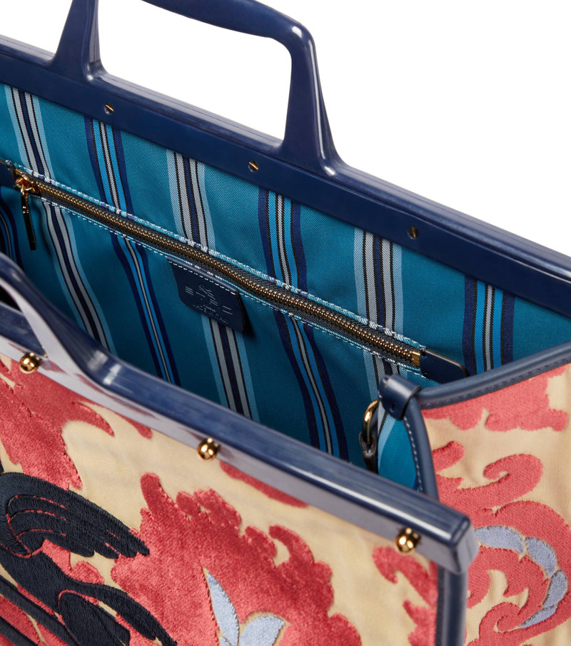 Etro Love Trotter Large jacquard tote bag outlook
