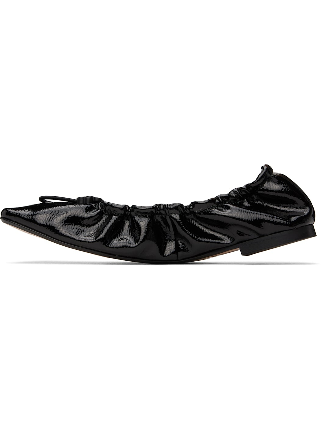 Black Orbella Ballerina Flats - 3