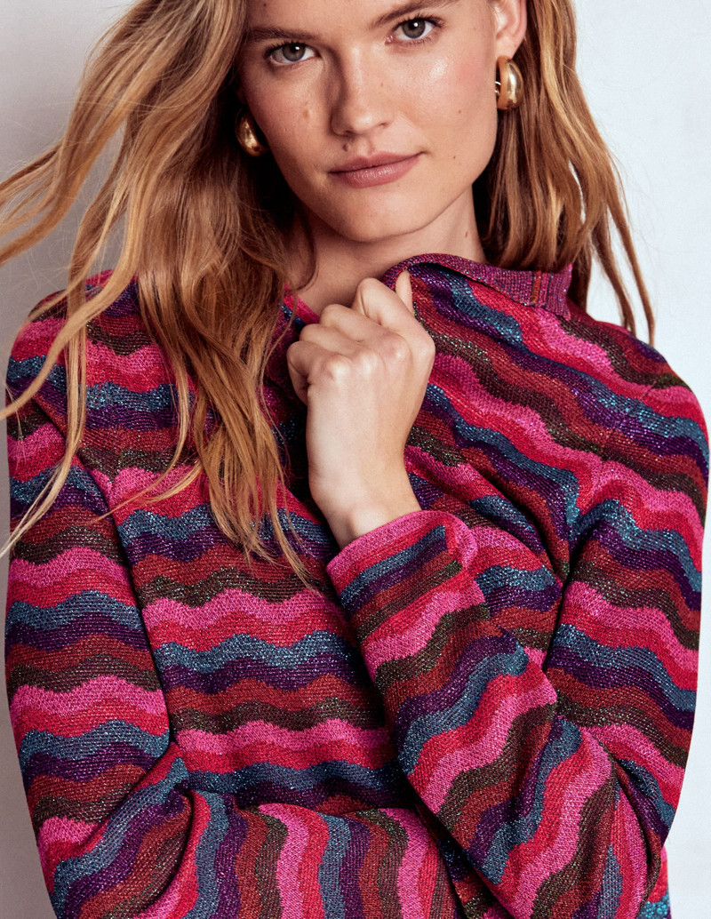 Edge to Edge Cardigan Coat-Multi 3
