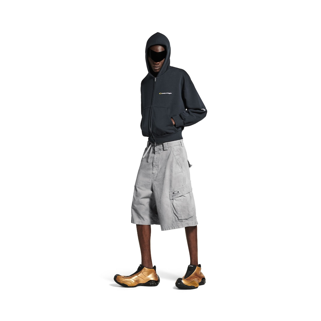 Men's Cargo Shorts in Grey - 2