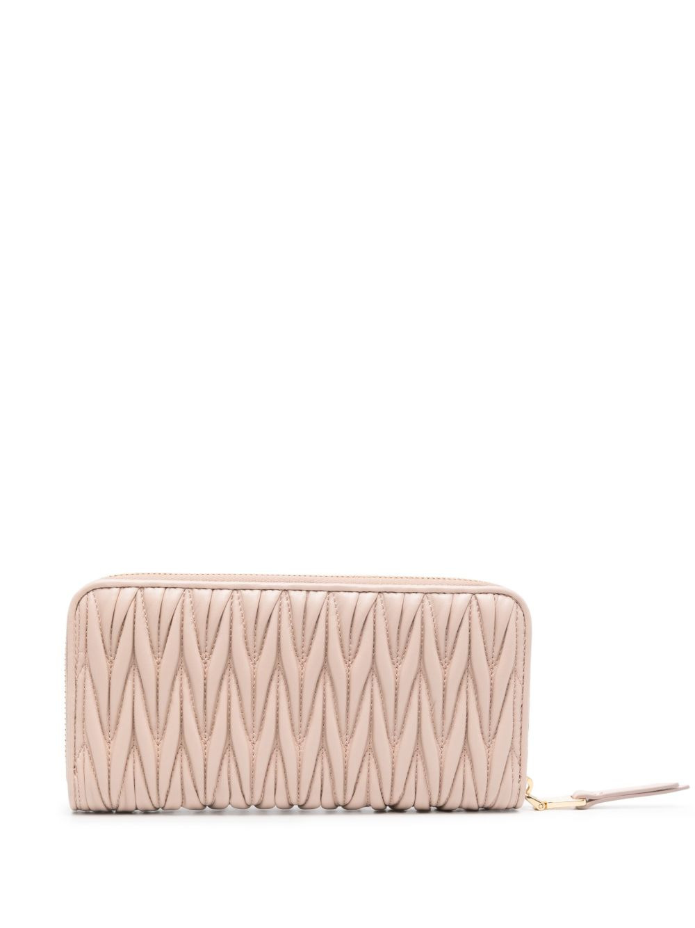 matelassé leather wallet - 2
